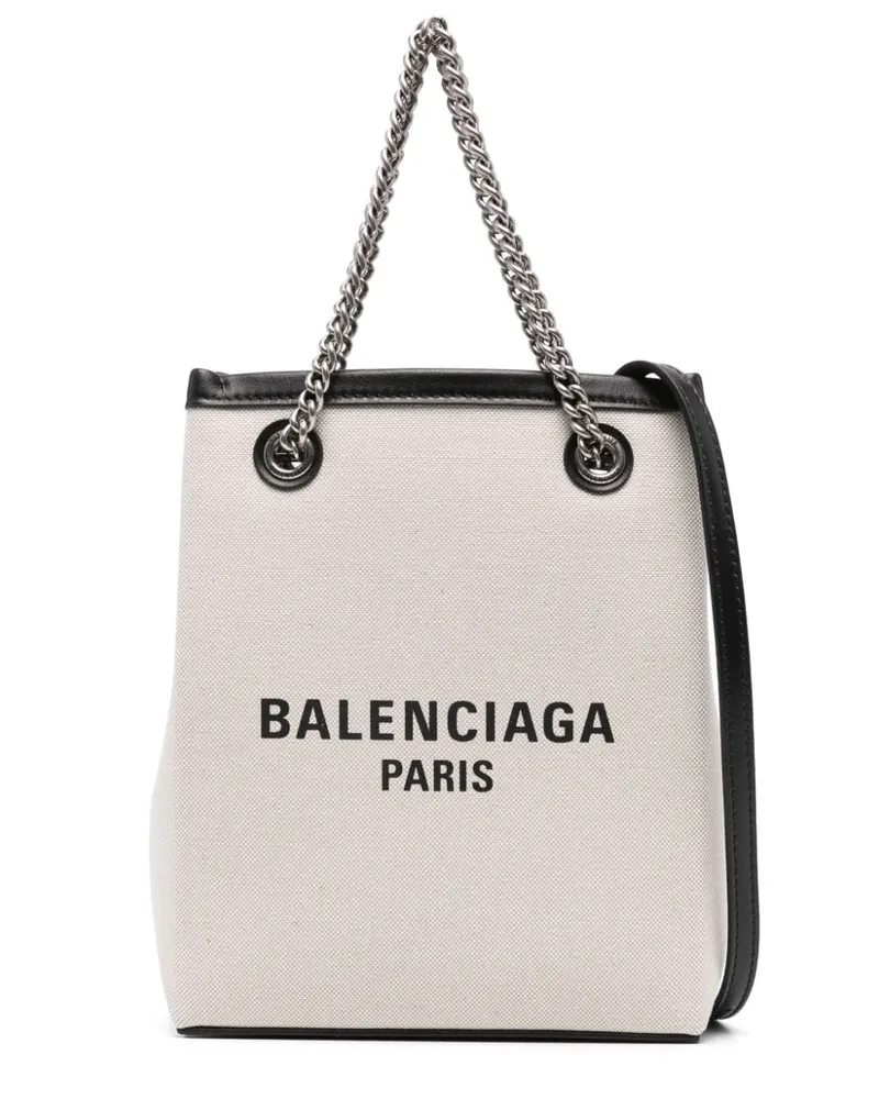 Balenciaga Handytasche mit Schulterriemen - Nude Nude