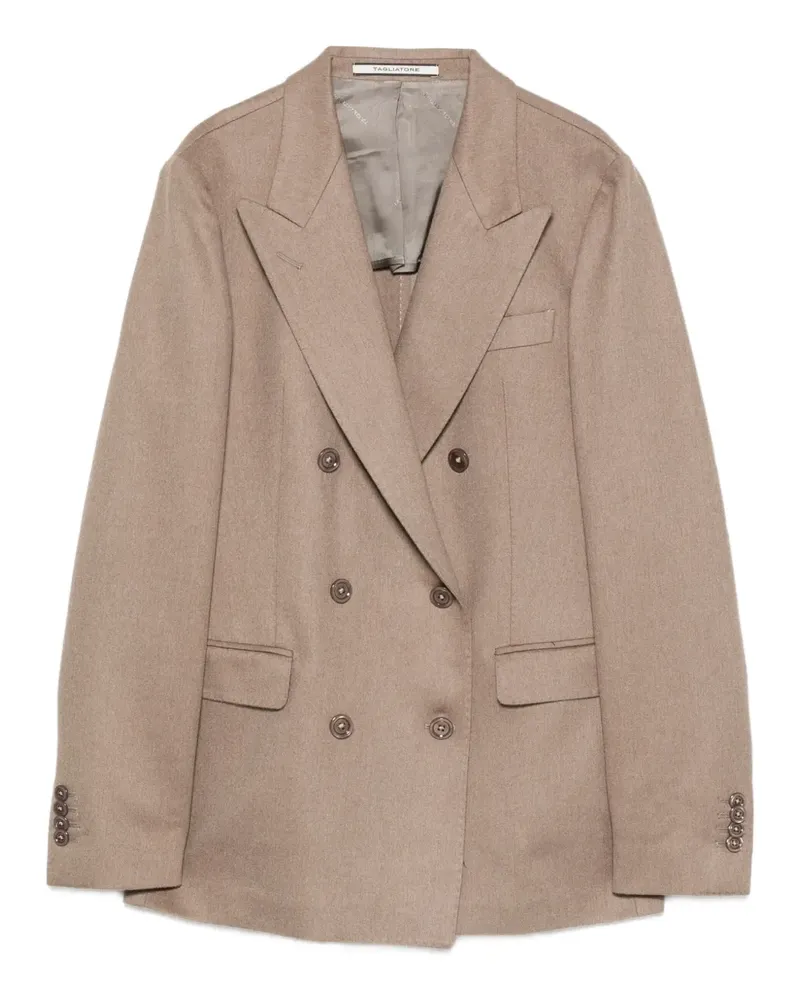 Tagliatore Doppelreihiger Blazer - Braun Braun