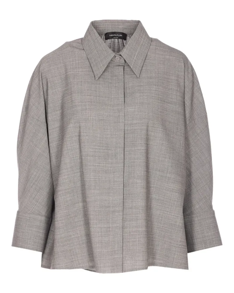 Fabiana Filippi front-button shirt - Grau Grau