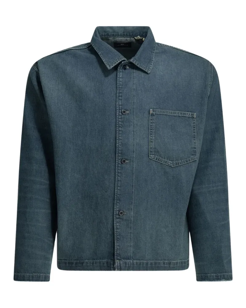 Levi's button-up chest-pocket overshirt - Blau Blau