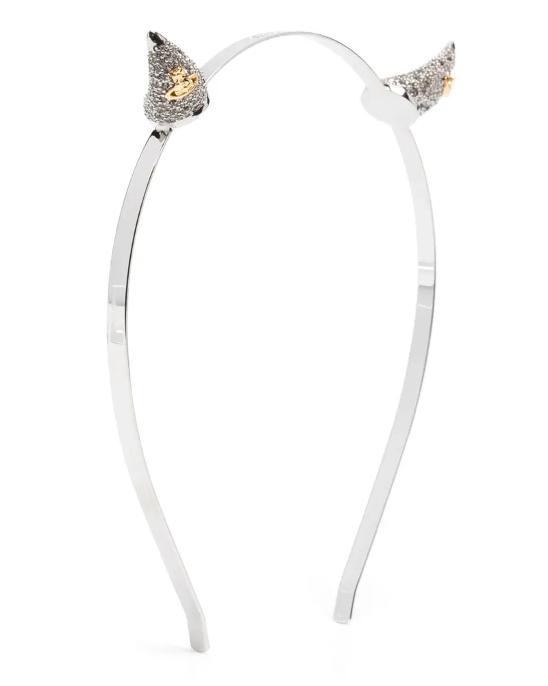 Vivienne Westwood Horn Alice Haarreif - Silber Silber