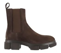 Chelsea-Boots mit elastischen Einsätzen - Braun