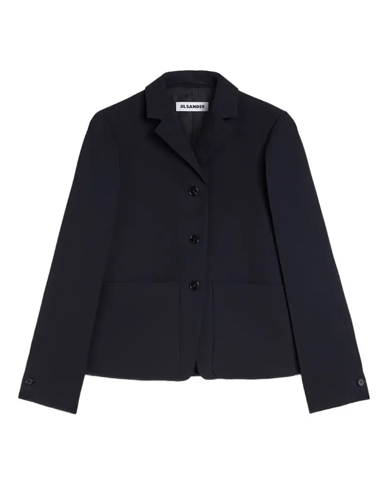 Jil Sander Blazer aus Gabardine - Blau Blau