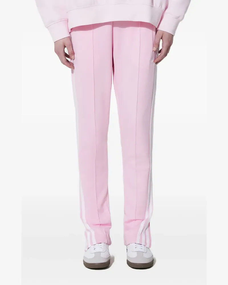 adidas Adicolor Classic SST Jogginghose mit Streifen - Rosa Rosa