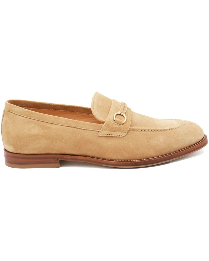 Brunello Cucinelli Loafer aus Wildleder - Nude Nude