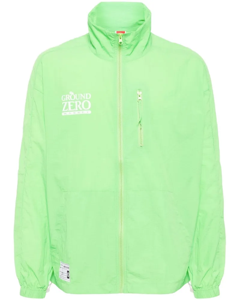 Ground Zero Leichte Jacke mit Logo-Print - Grün Grün