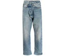 Gekürzte Cross-over-Jeans