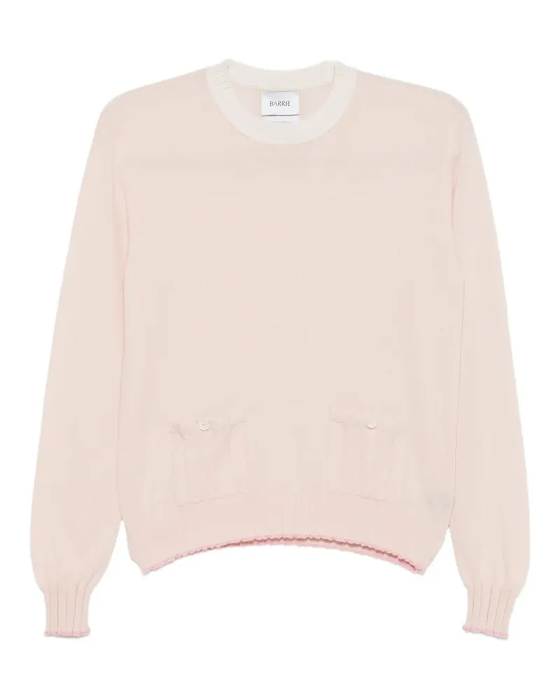 Barrie ribbed-knit pocket sweater - Rosa Rosa