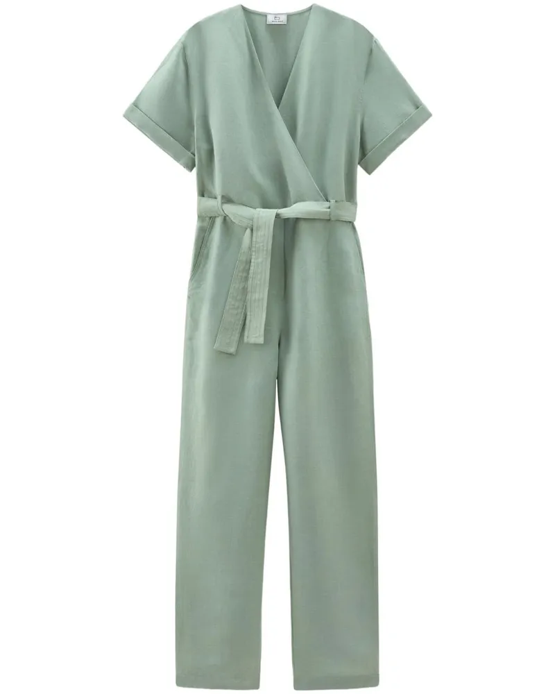 Woolrich Jumpsuit mit Gürtel - Grün Grün