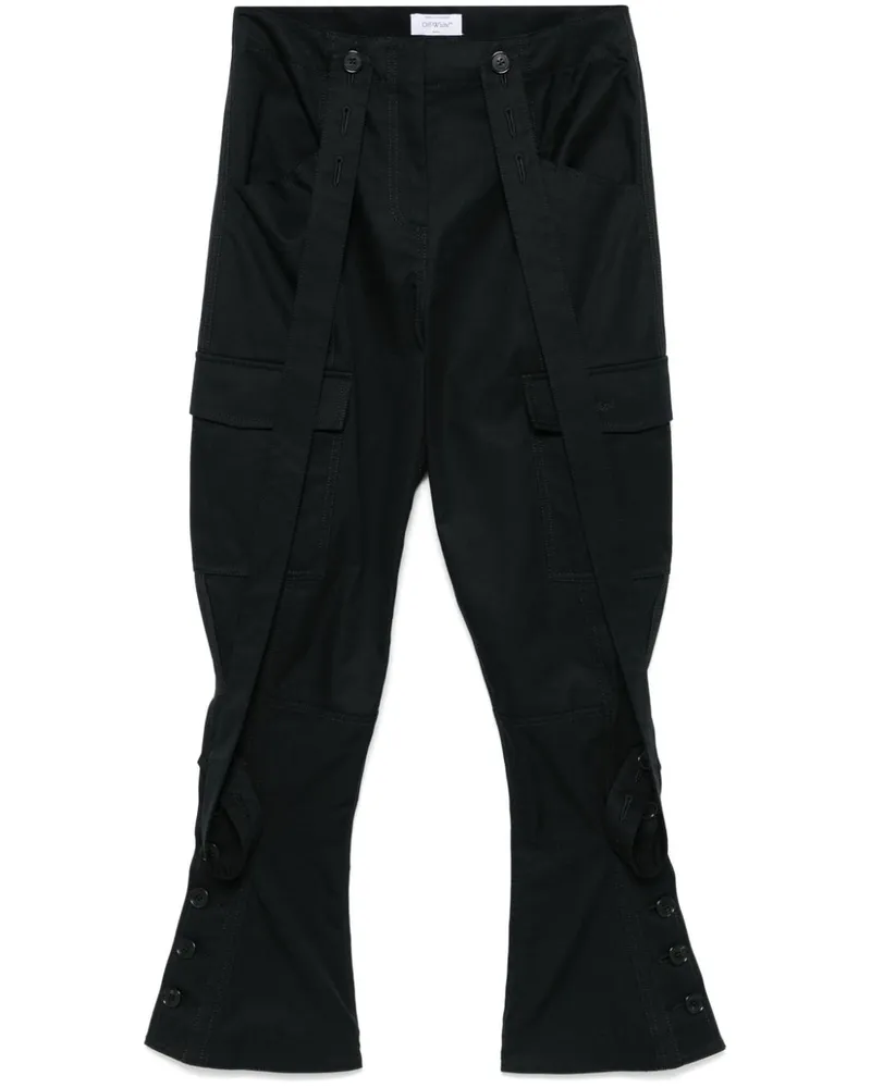 OFF-WHITE Cargohose mit Riemendetail - Schwarz Schwarz