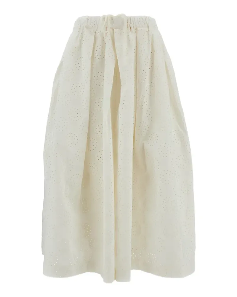 Comme des Garçons pleated skirt - Weiß Weiß