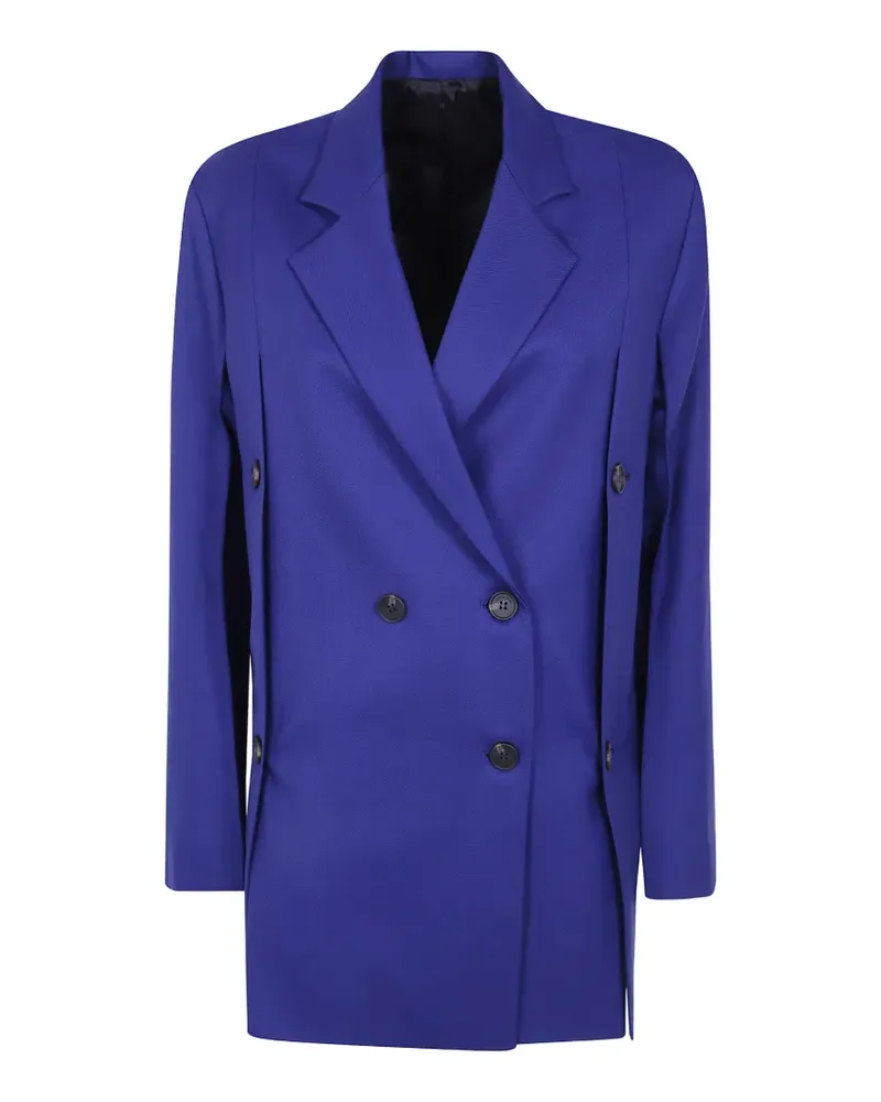 Eudon Choi Doppelreihiger Beatrice Wollblazer - Blau Blau