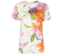 T-Shirt mit Blumen-Print