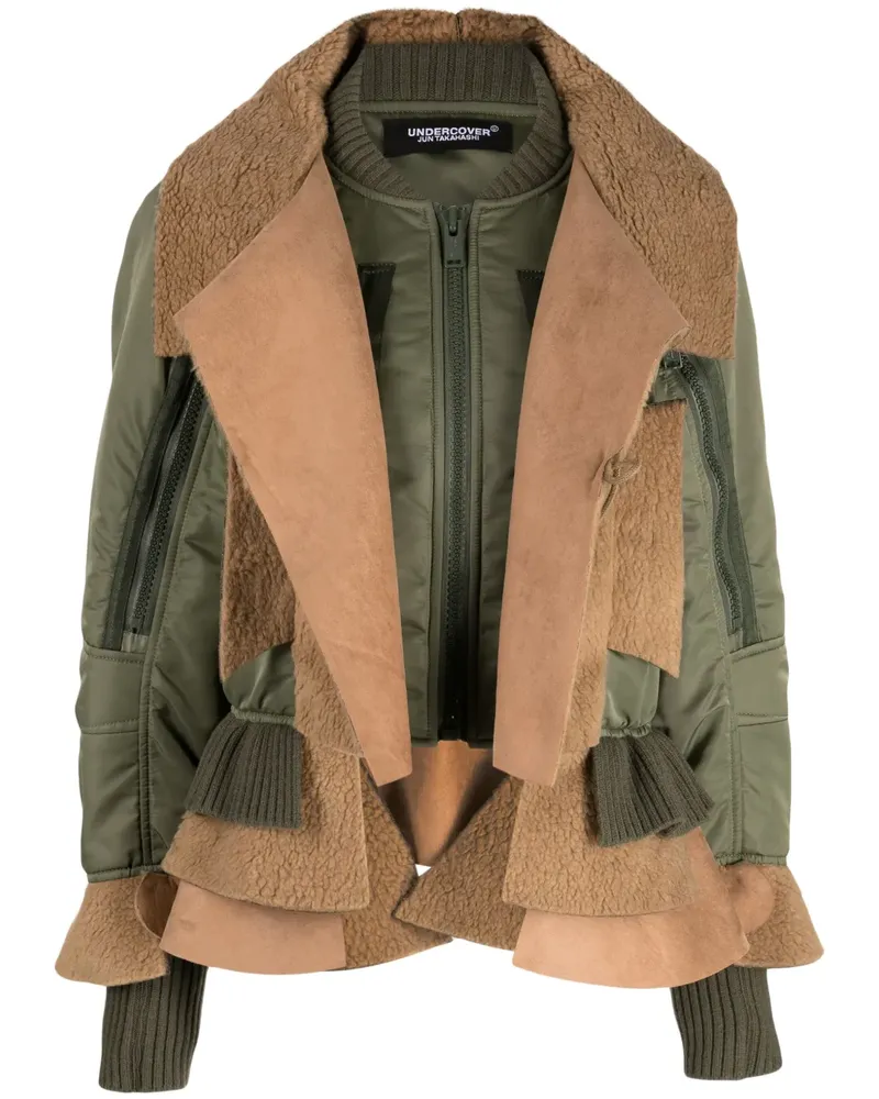 Undercover Bomberjacke im Layering-Look - Grün Grün