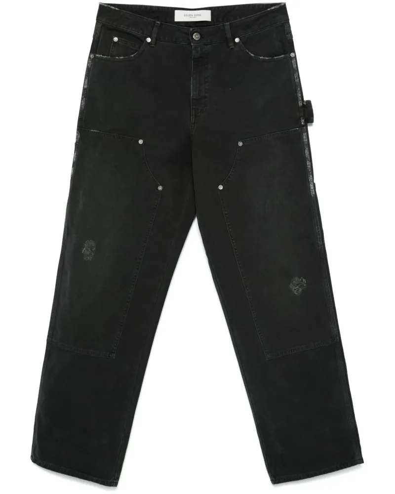 Golden Goose Marley Painter Hose - Schwarz Schwarz