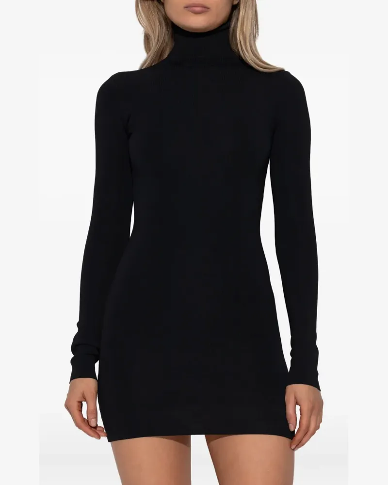 Entire Studios Kleid mit Rollkragen - Schwarz Schwarz