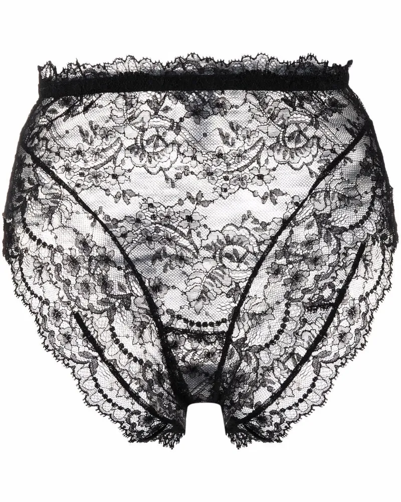 Dolce & Gabbana Slip mit hohem Bund - Schwarz Schwarz