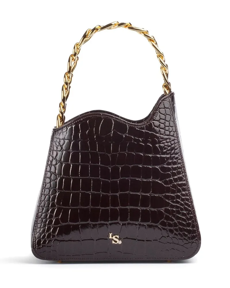 Le Silla Ivy Shopper mit Kroko-Optik - Braun Braun