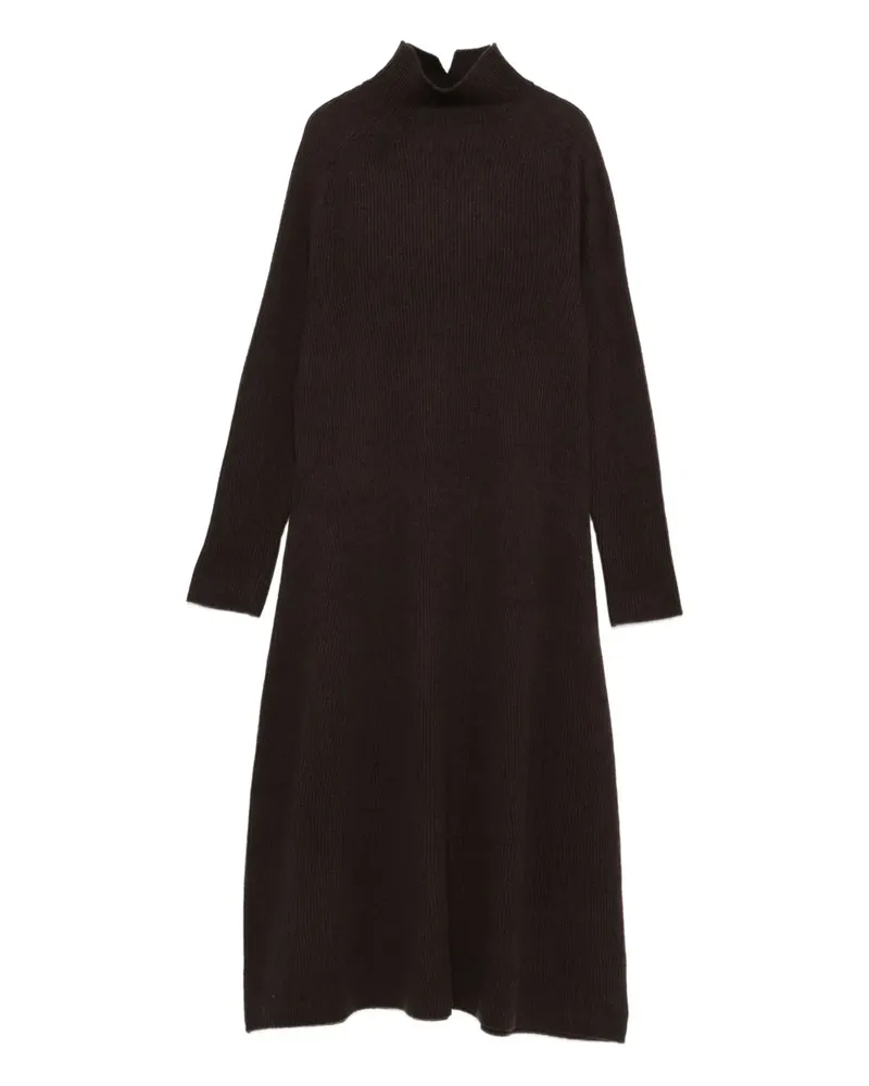 Antonelli Firenze Kleid mit Stehkragen - Braun Braun