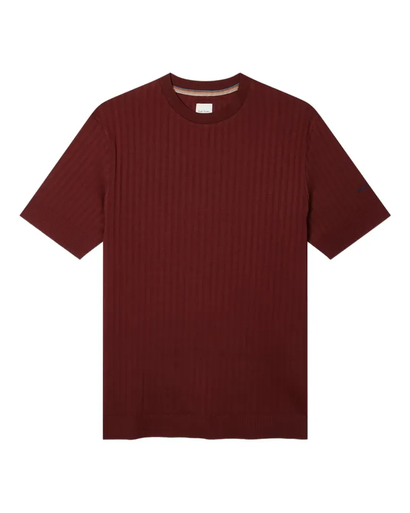 Paul Smith Geripptes T-Shirt - Rot Rot