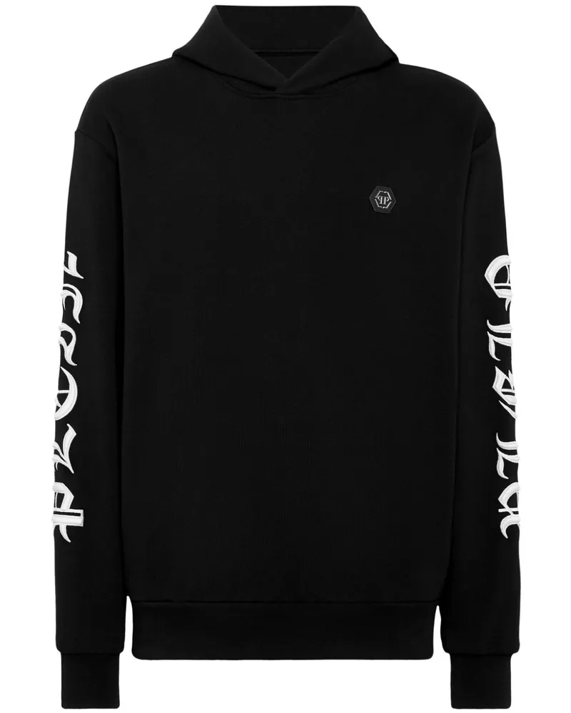 Philipp Plein Gothic Plein Hoodie - Schwarz Schwarz
