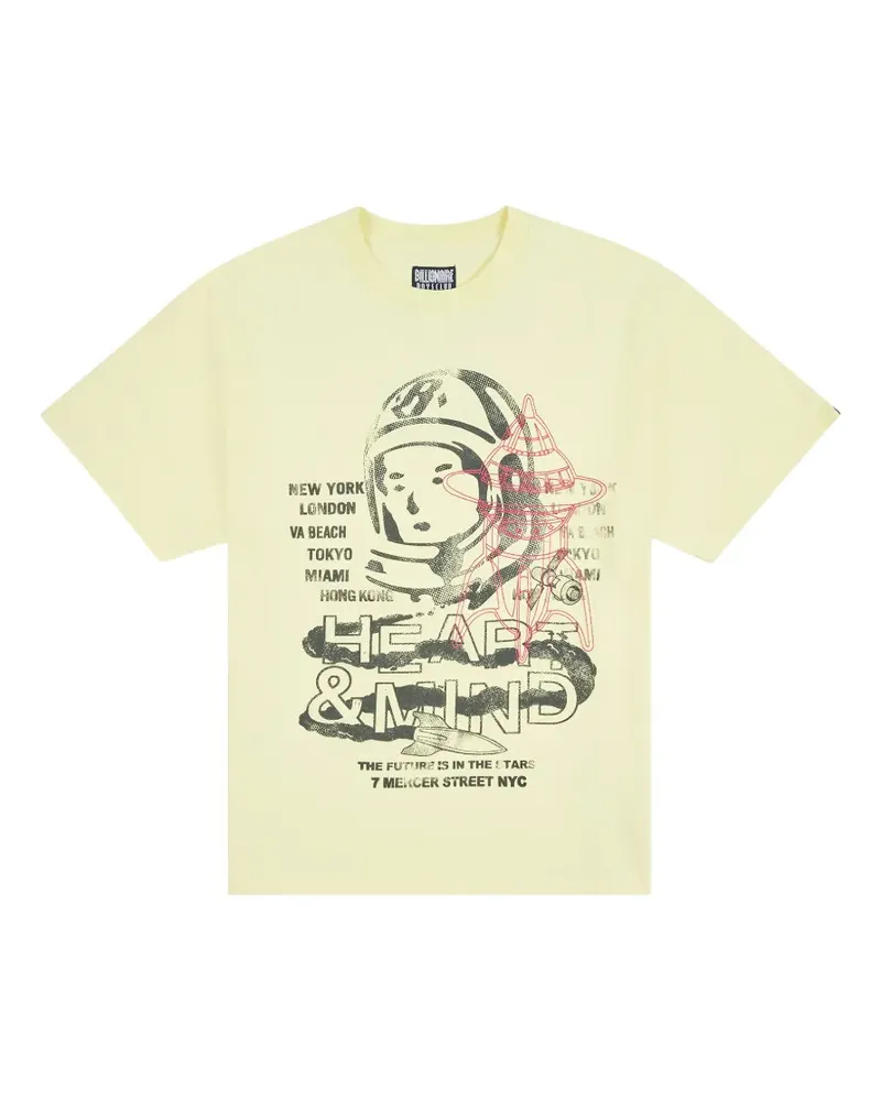 Billionaire Boys Club Call Now T-Shirt mit grafischem Print - Gelb Gelb