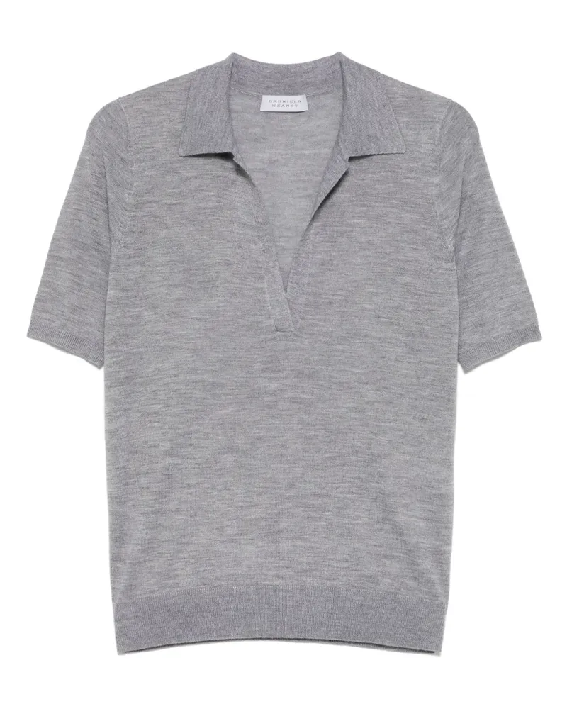 Gabriela Hearst Gestricktes Poloshirt - Grau Grau