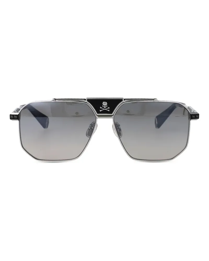 Philipp Plein Klassische Sonnenbrille - Grau Grau