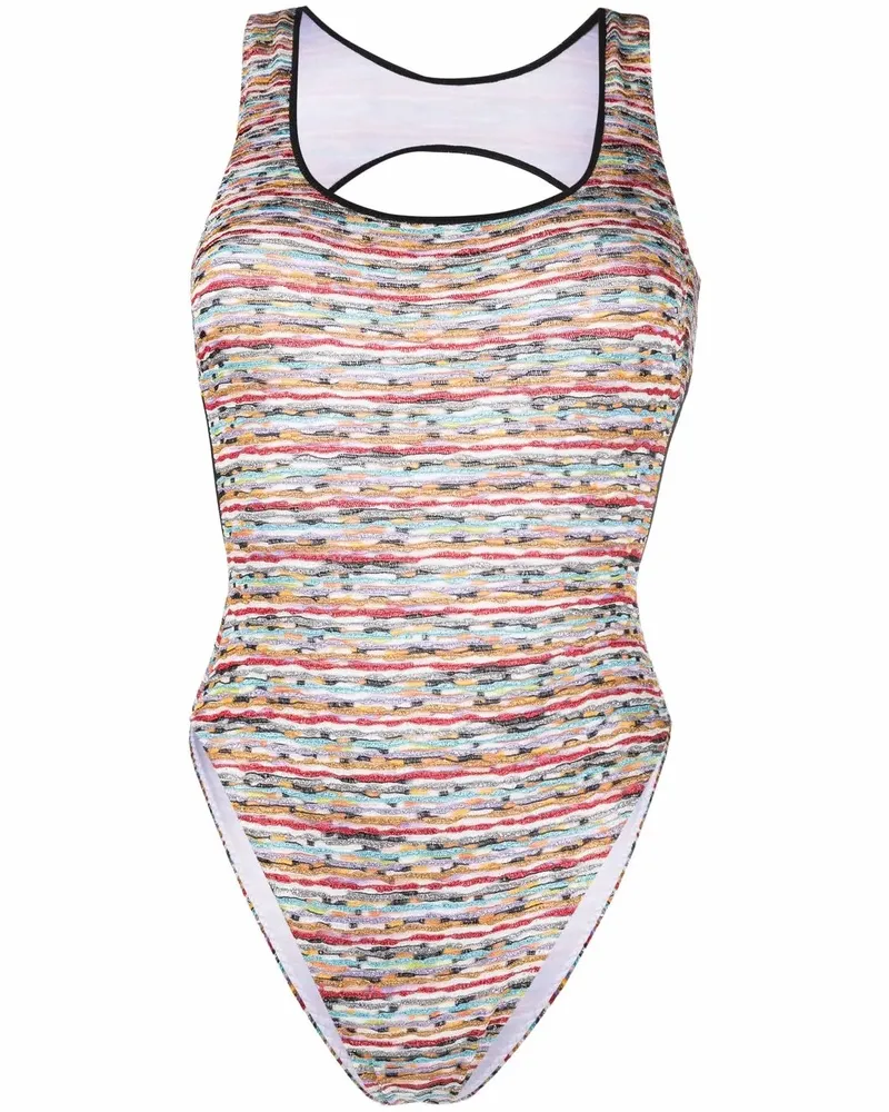 Missoni Fein gestrickter Badeanzug - Orange Orange