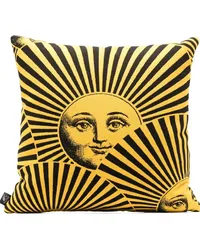 Fornasetti Soli a Ventaglio Outdoor-Kissen 40cm Gelb