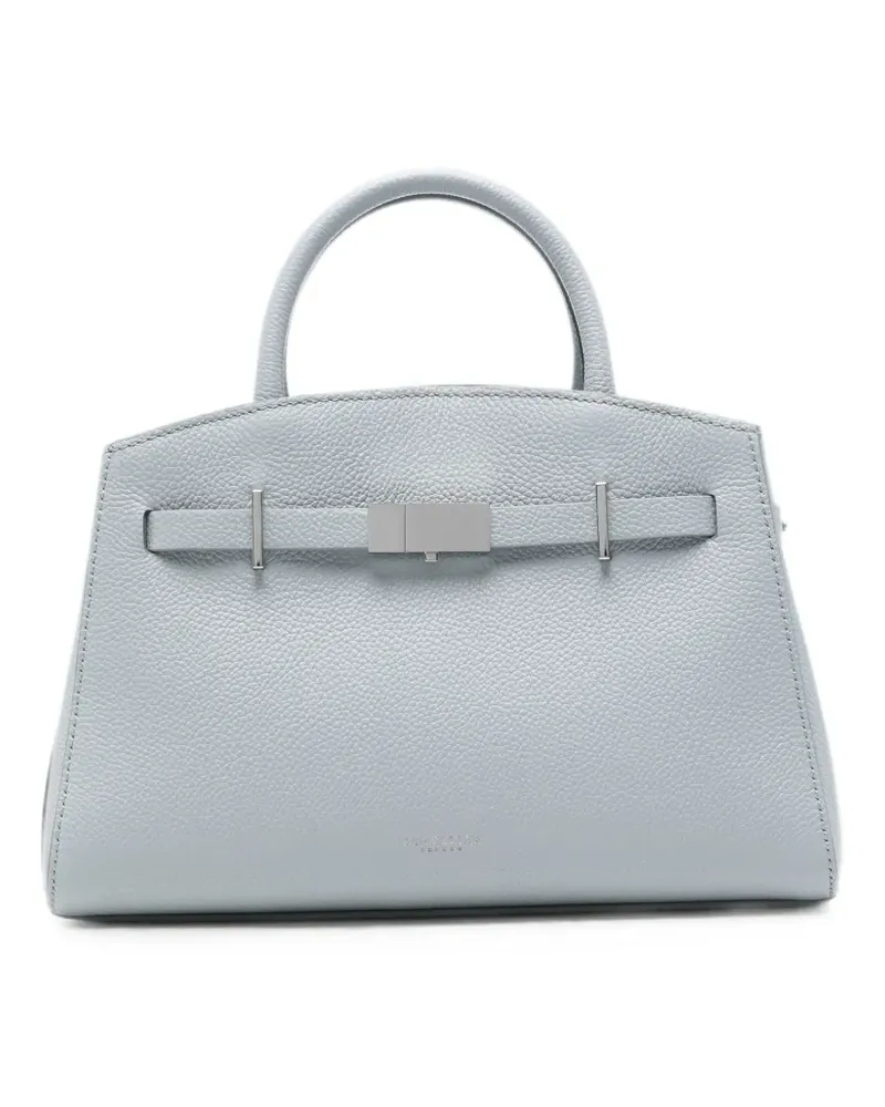 DeMELLIER small Hudson leather tote bag - Blau Blau