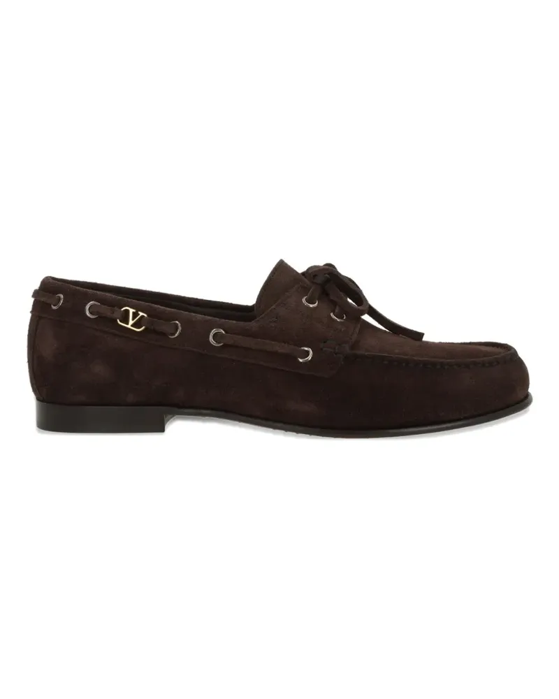 Valentino Garavani leather loafers - Braun Braun