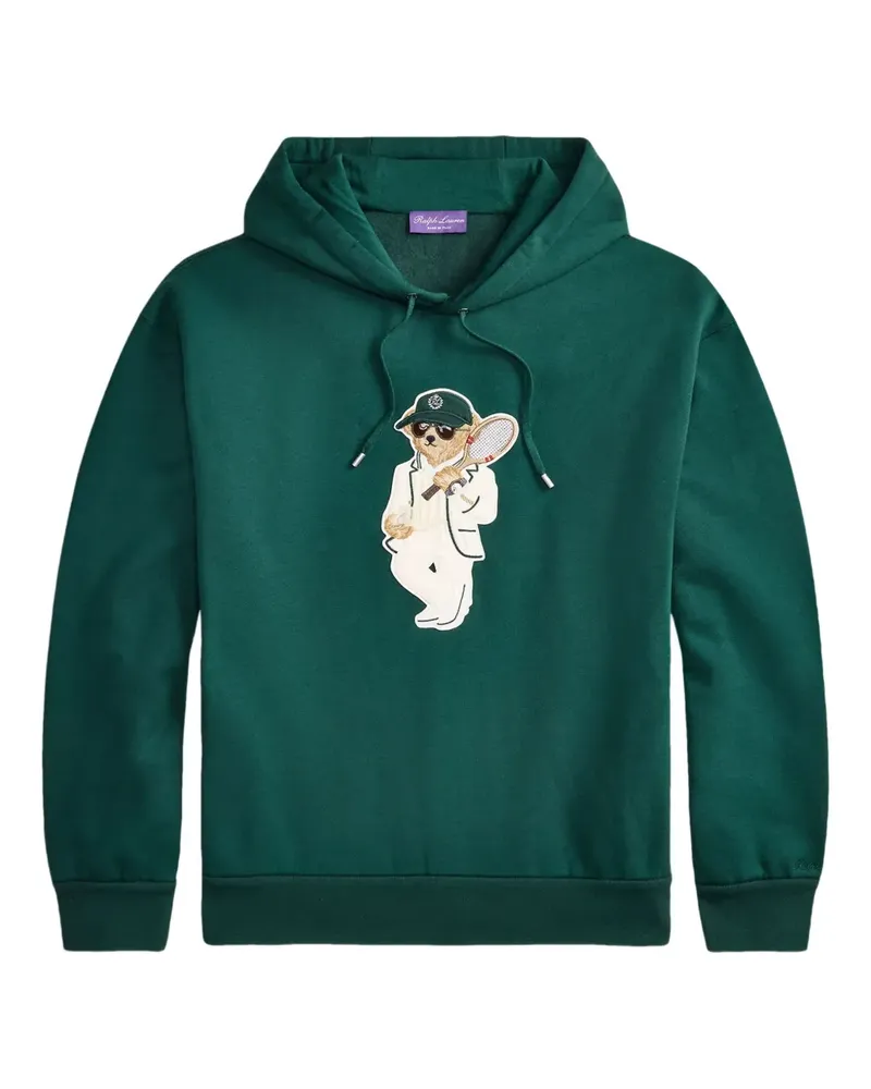Ralph Lauren Hoodie mit Bärenstickerei - Grün Grün