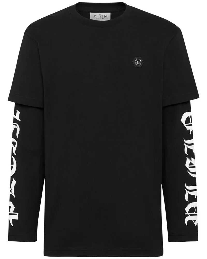 Philipp Plein Gothic Plein T-Shirt - Schwarz Schwarz