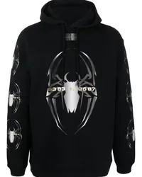 VTMNTS Hoodie mit Spinnen-Print Schwarz