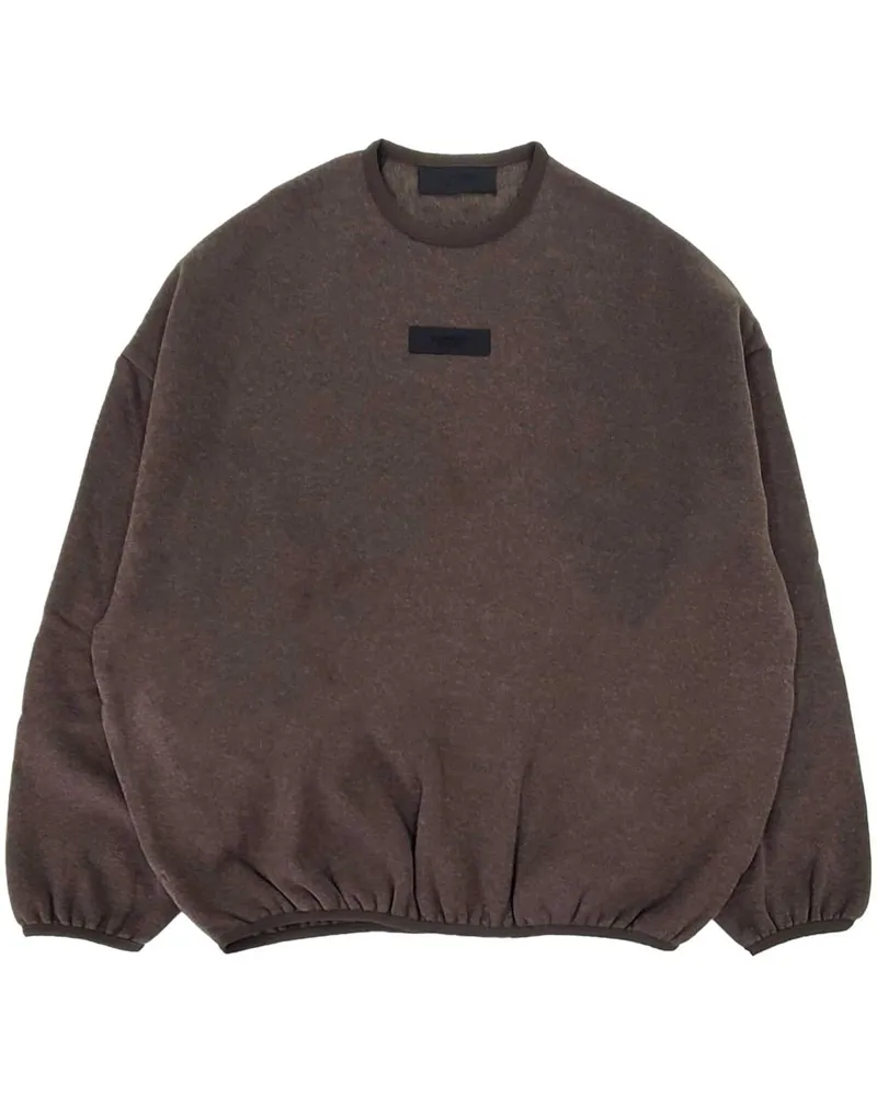 Fear of God Sweatshirt mit Logo-Patch - Braun Braun