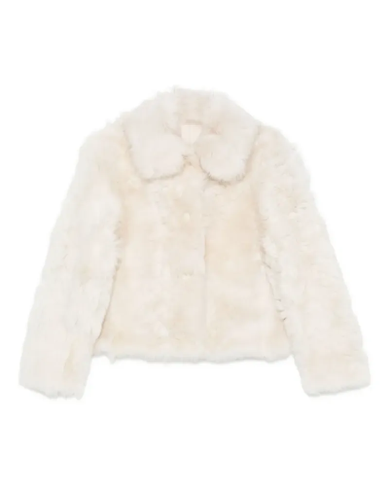Yves Salomon Texturierte Jacke - Nude Nude