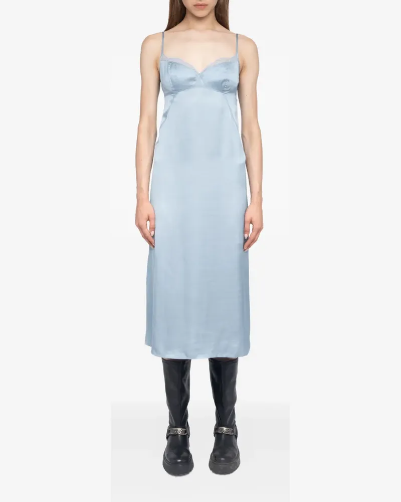 Zadig & Voltaire Rialta Midikleid - Blau Blau