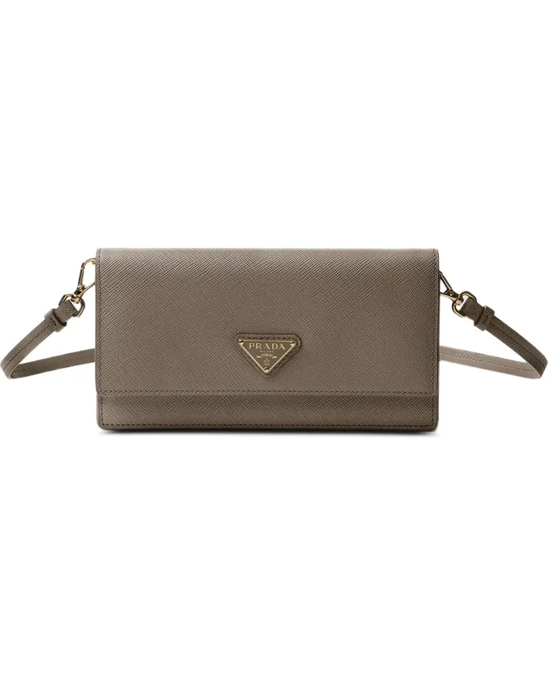 Prada Mini-Tasche mit Logo - Grau Grau
