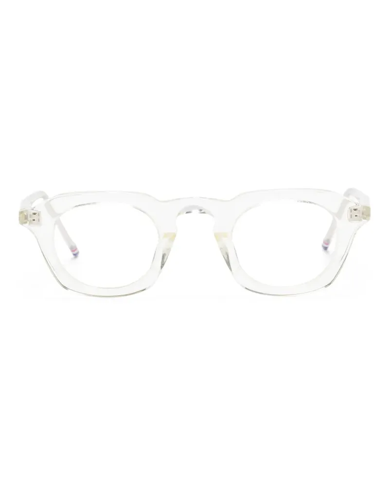 Thom Browne transparent-frame glasses - Nude Nude
