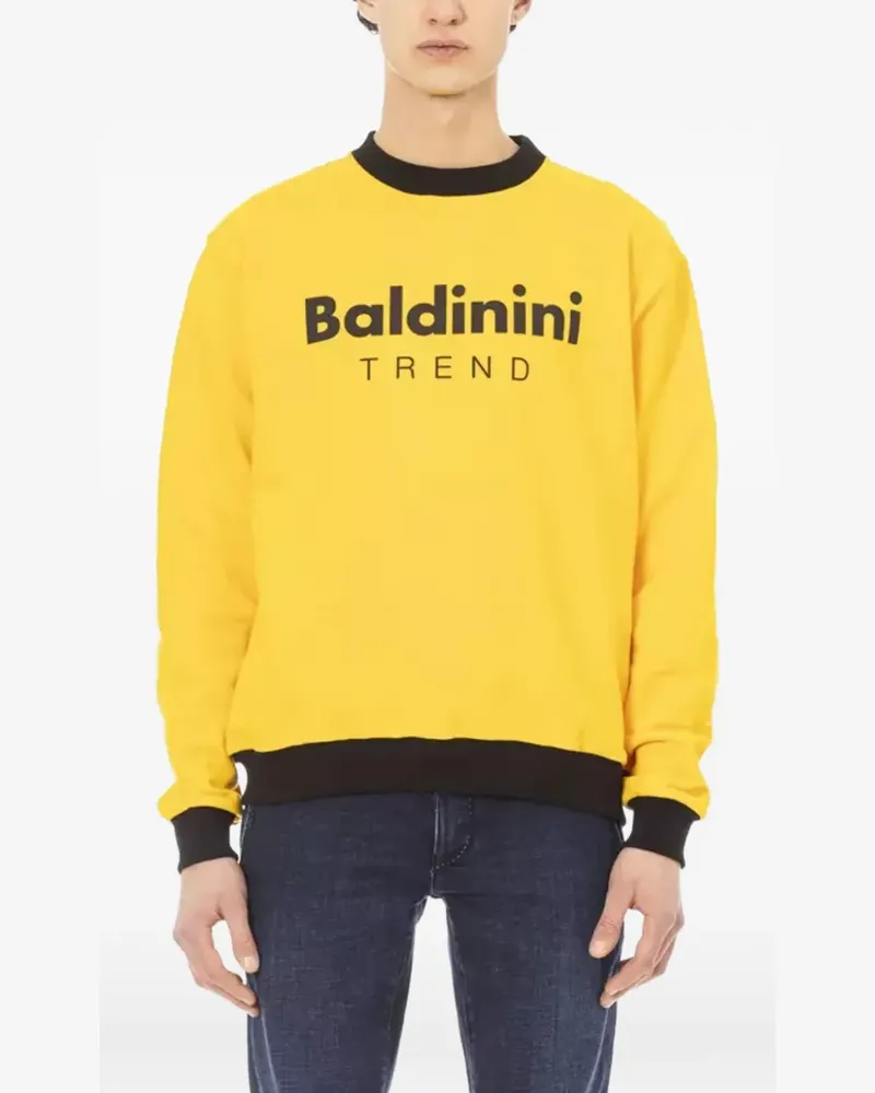 Baldinini Sweatshirt mit Logo-Print - Gelb Gelb