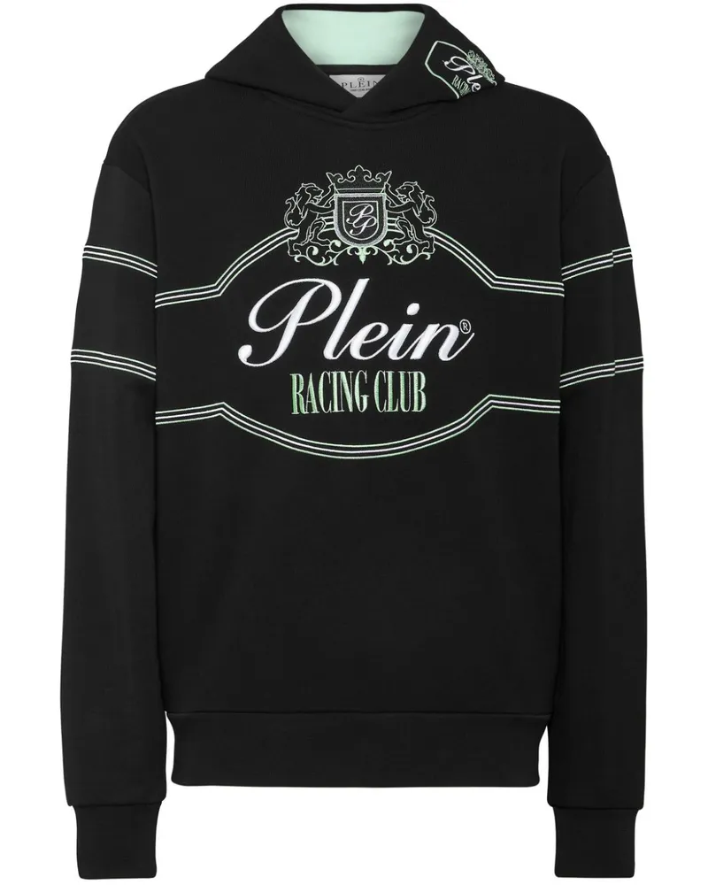 Philipp Plein Racing Club Hoodie - Schwarz Schwarz