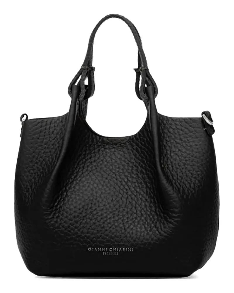 Gianni Chiarini Dua grained-texture tote bag - Schwarz Schwarz