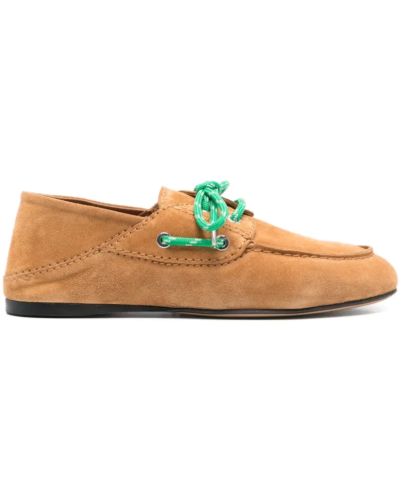 Sandro Segelschuhe aus Wildleder - Braun Braun
