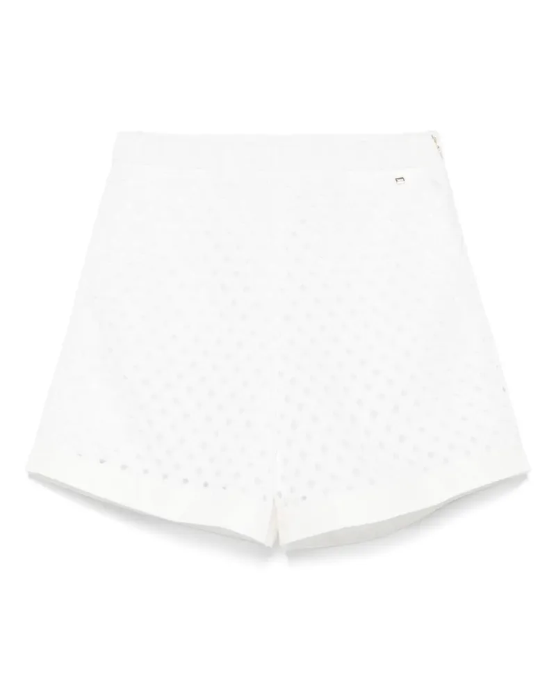 Herno Shorts mit Cut-Out - Weiß Weiß
