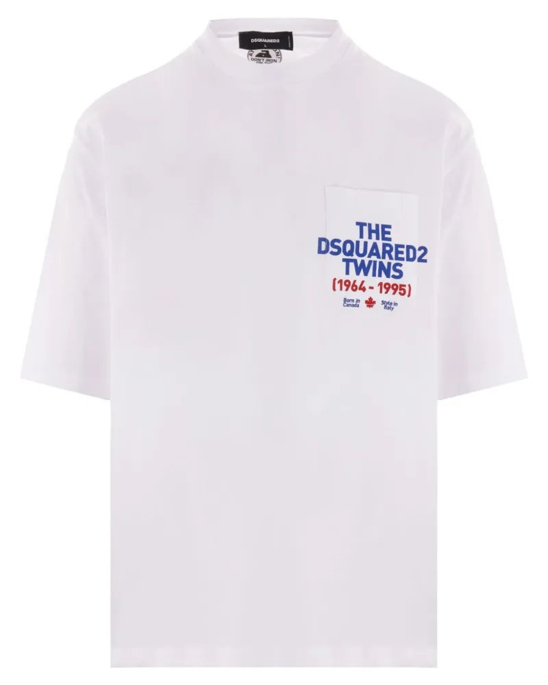 Dsquared2 Twins T-Shirt - Weiß Weiß