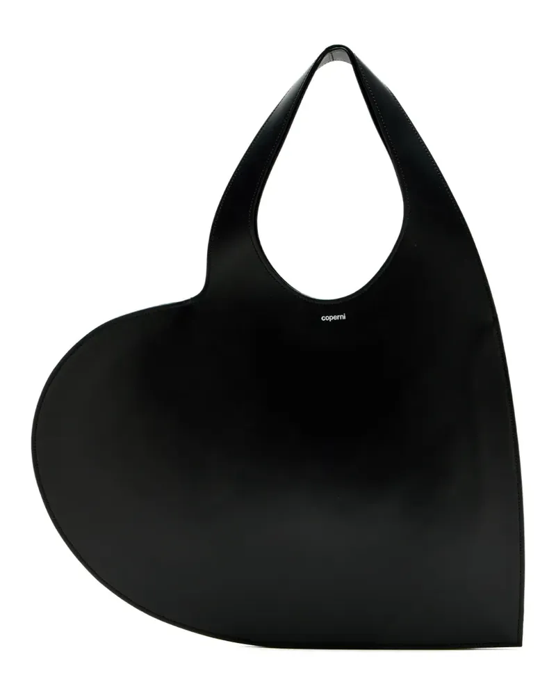 COPERNI Schultertasche mit Herzform - Schwarz Schwarz