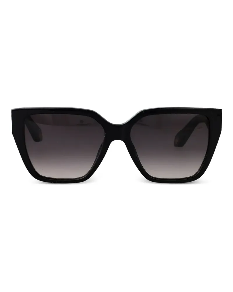 Roberto Cavalli Geometrische Sonnenbrille - Schwarz Schwarz