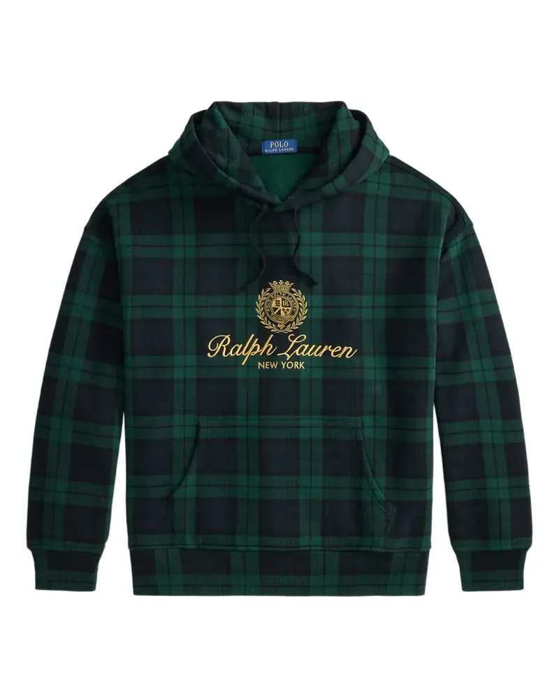 Ralph Lauren Kapuzenjacke mit Schachbrettmuster - Grün Grün