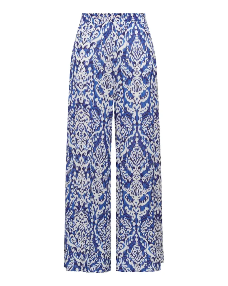 Maliparmi Dreamscape Ikat palazzo pants - Blau Blau